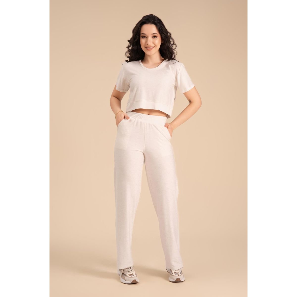 Croppd Visco Fleece e Linho