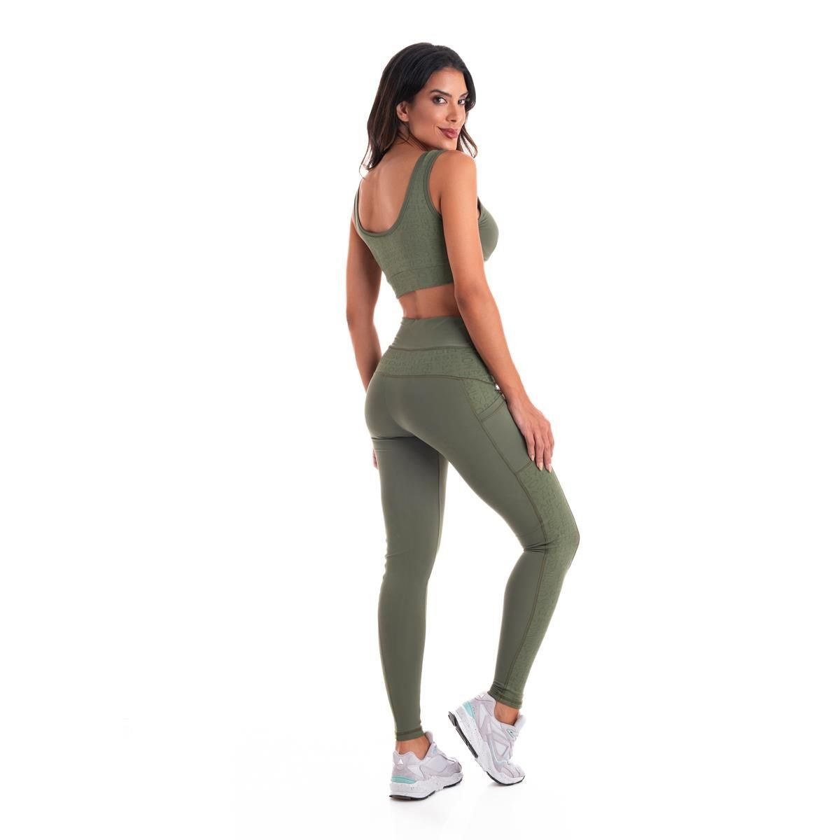 Legging Duplex Jacquard bolso lateral