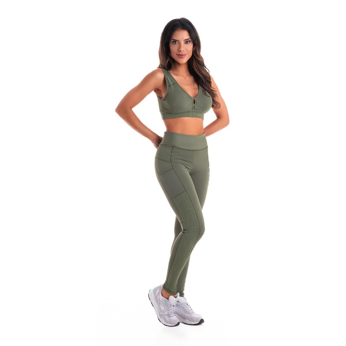 Legging Duplex Jacquard bolso lateral