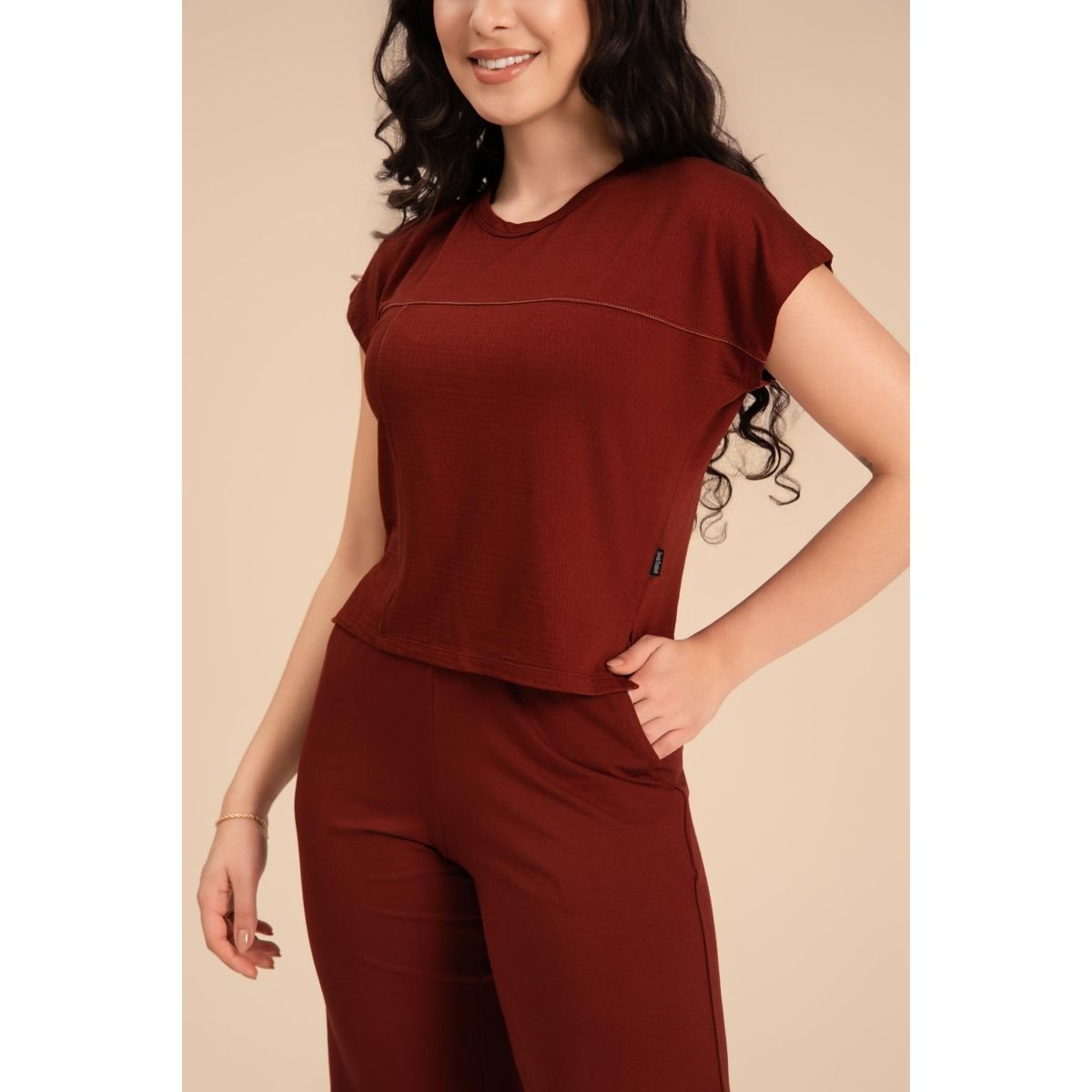 Tshirt sport fleece Recortada